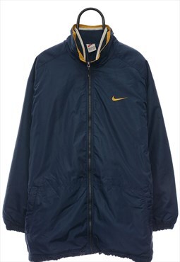 Vintage Nike 90s Navy Coat Mens