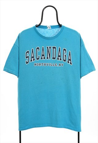 VINTAGE BLUE SACANDAGA TSHIRT WOMENS