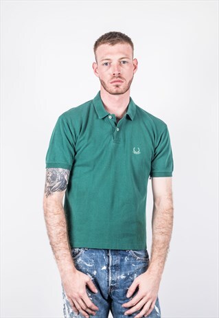 VINTAGE 1990S GREEN POLO SHIRT
