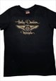 Harley Davidson Vintage Ladies Black Tee