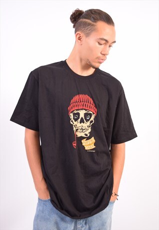 VINTAGE T-SHIRT TOP BLACK