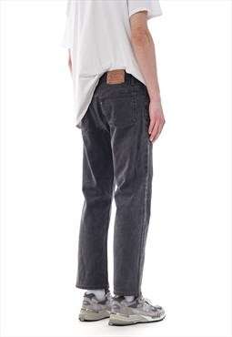 Vintage LEVIS 501 Jeans Cropped Pants 90s Grey