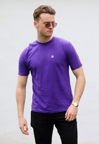 CHAMPION ATHLETICS TYRIAN PURPLESPORTSWEAR TRAINING T
