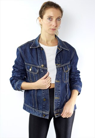 DENIM JACKET LEE / JEAN JACKET BLUE / 90S JACKET