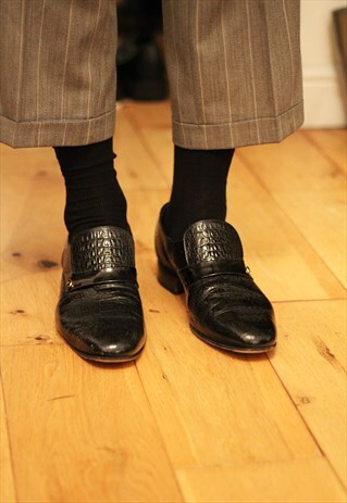 VINTAGE GRENSON DRESS PATENT LEATHER SHOES LOAFERS