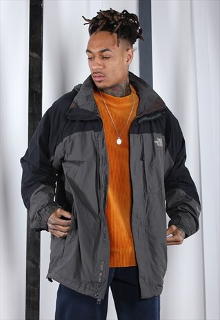 VINTAGE 90'S GREY THE NORTH FACE WINTER JACKET. OVERSIZED
