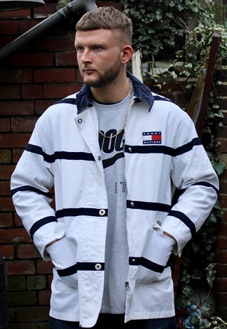 VINTAGE NAUTICAL TOMMY HILFIGER COACH JACKET MEDIUM