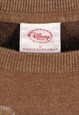 VINTAGE 90'S DISNEY SWEATSHIRT GRUMP CREWNECK BROWN SMALL