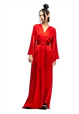 Fiery dress red