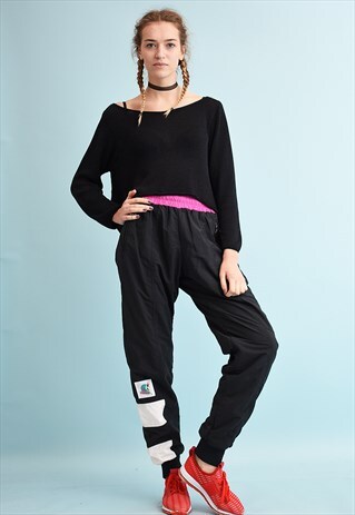 80'S RETRO ATHLEISURE SPORTS TRACKSUIT BOTTOMS