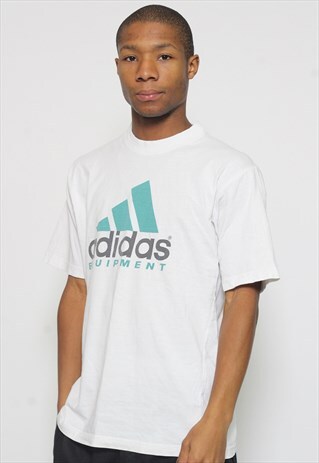 VINTAGE ADIDAS EQUIPMENT LOGO T-SHIRT