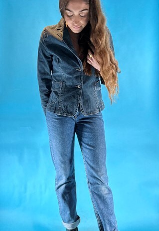 Vintage Lee 1980s High Waisted 'Mom' Tapered Denim Jeans
