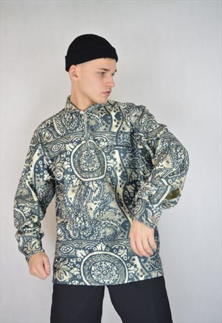 VINTAGE GRAPHIC RETRO FLEECE SWEATSHIRT