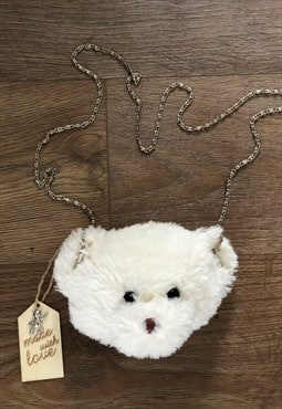 Designer teddy bear bag 