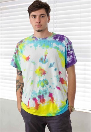 VINTAGE TIE DYED T-SHIRT 90S X 6.0