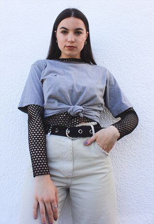 90'S RETRO GREY T-SHIRT