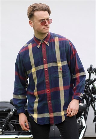 NAUTICA USA PLAID CHECK SHIRT