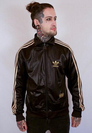 ADIDAS CHILE 62 WET LOOK TRACK TOP