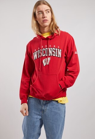 VINTAGE BADGERS WISCONSIN HOODIE