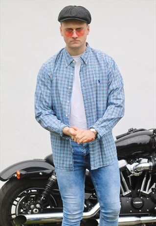 RALPH LAUREN USA CROSS HATCH CHECK SHIRT