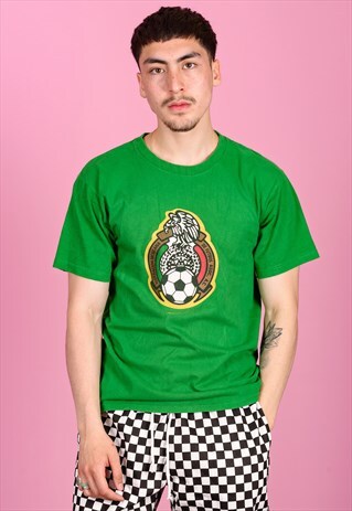 VINTAGE NIKE MEXICO FOOTBALL T SHIRT