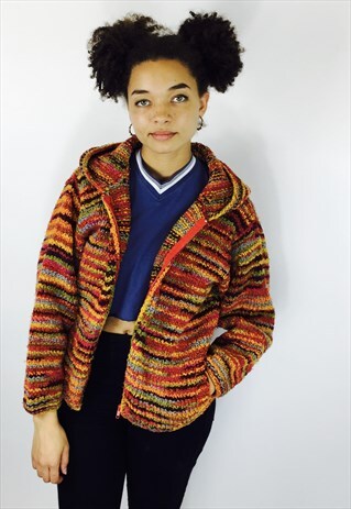 GORGEOUS FESTIVAL BOHO KNITTED HOODIE