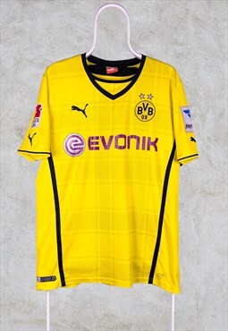 BVB Borussia Dortmund 2013-14 Football Shirt Yellow XL