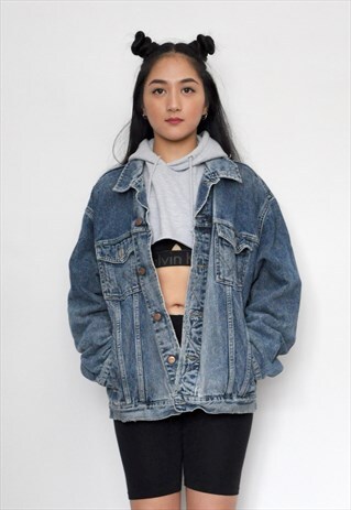 VTG 90S DENIM FESTIVAL OVERSIZED JACKET