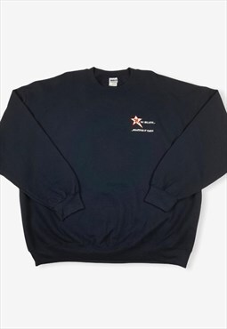Vintage We Believe Embroidered Sweatshirt Navy 2XL BV12419