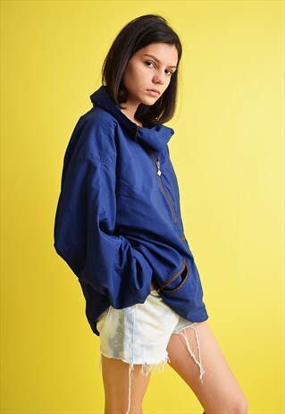 90'S BLOCKED ATHLEISURE SPORTS BOMBER TRACKSUIT JACKET