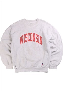 Vintage 90's Russell Athletic Sweatshirt Wisconsin