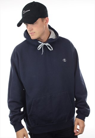 VINTAGE CHAMPION USA SMALL LOGO HOODIE SWEATSHIRT