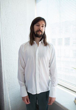 VINTAGE 80'S WHITE SHIRT