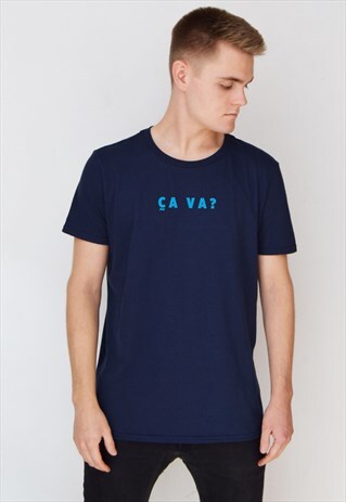 NAVY CA VA? (BLUE) T-SHIRT