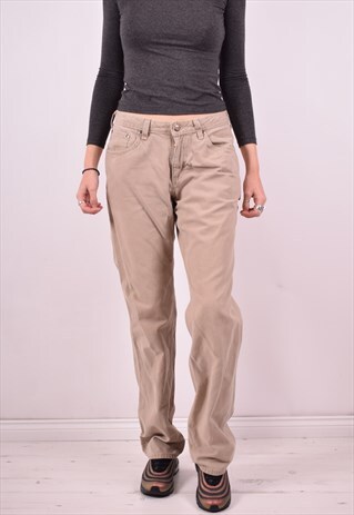 CARHARTT WOMENS VINTAGE JEANS W29 L32 KHAKI 90'S