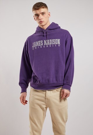 VINTAGE REVERSIBLE JAMES MADISON UNIVERSITY HOODIE