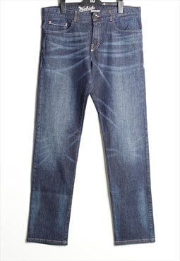 Vintage Woolrich Jeans Denim Low Rise Trousers Navy
