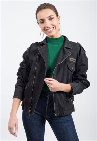 VINTAGE 80S CLASSIC LEE BASIC DENIM JACKET / S7973