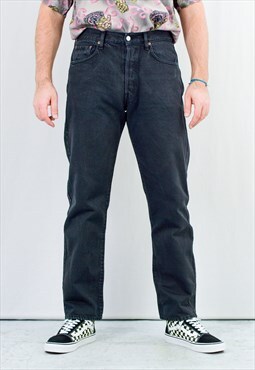 REPLAY jeans W34 L32 vintage black denim 90s pants L