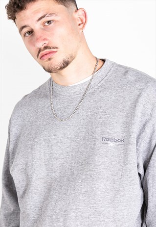 VINTAGE 80S REEBOK CREWNECK SWEATSHIRT / S2168