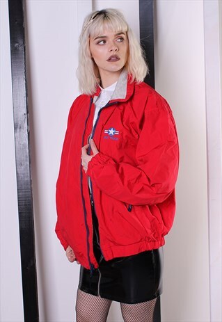 VINTAGE 90S SHELL JACKET/WINDBREAKER. UNISEX SPORTSWEAR.