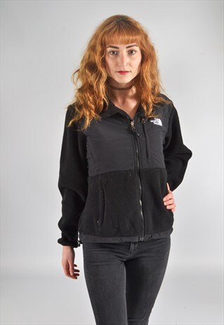 VINTAGE THE NORTH FACE BLACK FLEECE JACKET