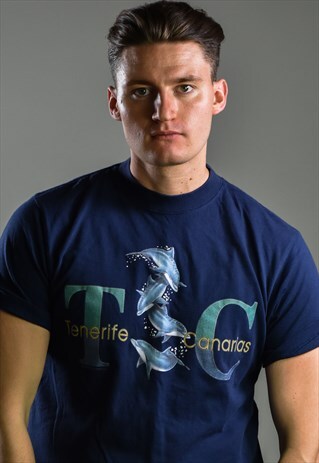 VINTAGE TENERIFE SOUVENIR CREWNECK TEE