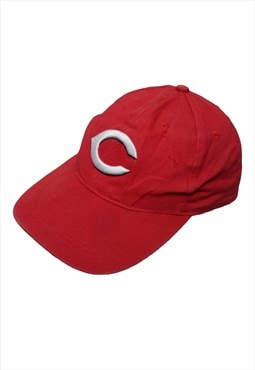 Vintage MLB Cincinnati Reds Red Baseball Cap Womens