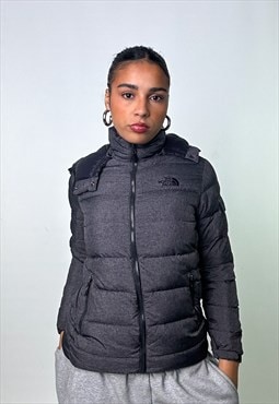 Grey The North Face 700 Puffer Jacket