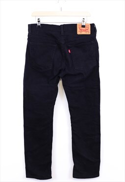 Vintage Levi's 513 Jeans Black Straight Fit With Label Patch