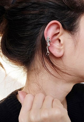 MERMAID STERLING SILVER EAR CUFF