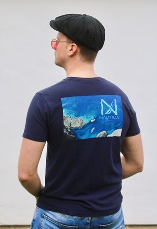 NAUTICA USA 90S VINTAGE MEDITERRANEAN CHARTERS T SHIRT
