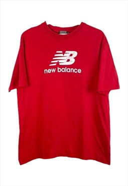 Vintage New Balance 00 Tshirt12Km in Red M
