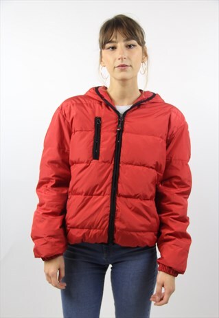VINTAGE SERGIO TACCHINI RED PUFFER 90S JACKET